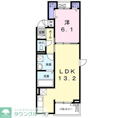 EASTIV(イーストIVの物件間取画像